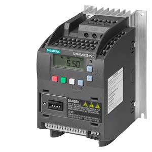 Variador Siemens V20 6SL3210-5BE13-7UV0 Sinamic 0.50HP 380-480VAC 1.3A C/BOP 6SL32105BE137UV0